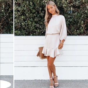 Elegant Champagne Dress. Brand New.